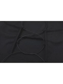 Solid Color Split Hem Backless Lace-Up Midi Dresses -BreezeWear Store P 20240621104008830 470