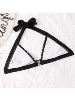 Colorblock Striped Halter Bikinis -BreezeWear Store P 20240621113616938 134