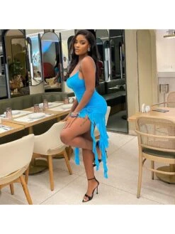 Flower Irregular Backless Spaghetti Straps Dresses 14 Flower Irregular Backless Spaghetti Straps Dresses -BreezeWear Store P 20240621170418313 493