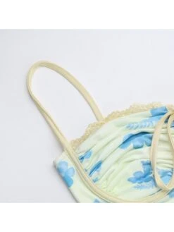 Flower High Rise Bodycon Sleeveless Dresses -BreezeWear Store P 20240622110810209 313