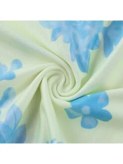 Flower High Rise Bodycon Sleeveless Dresses -BreezeWear Store P 20240622110812575 930