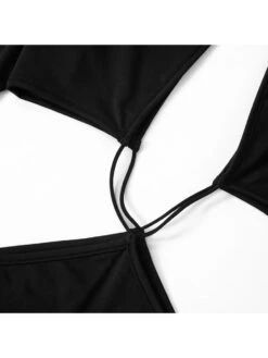 Hollow-out Long Sleeves Maxi Dress -BreezeWear Store P 20240624141233263 699