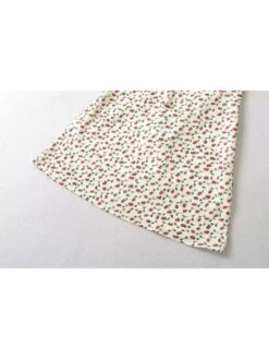 Print Lace Detail Spaghetti Straps A-line Dresses -BreezeWear Store P 20240624152019085 327