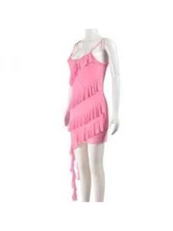 Ruffle High Rise Bodycon Sleeveless Dresses -BreezeWear Store P 20240625115619932 969